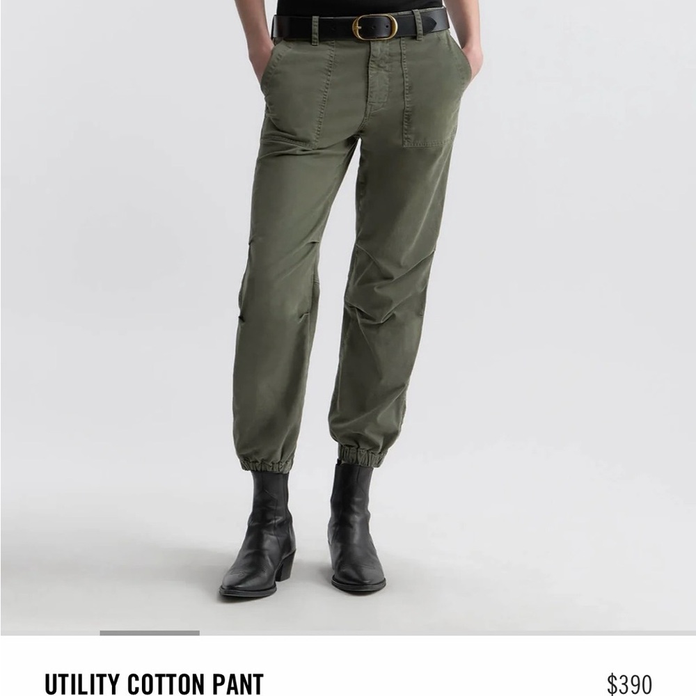 Nili Lotan Cargo Pants in Dark Green